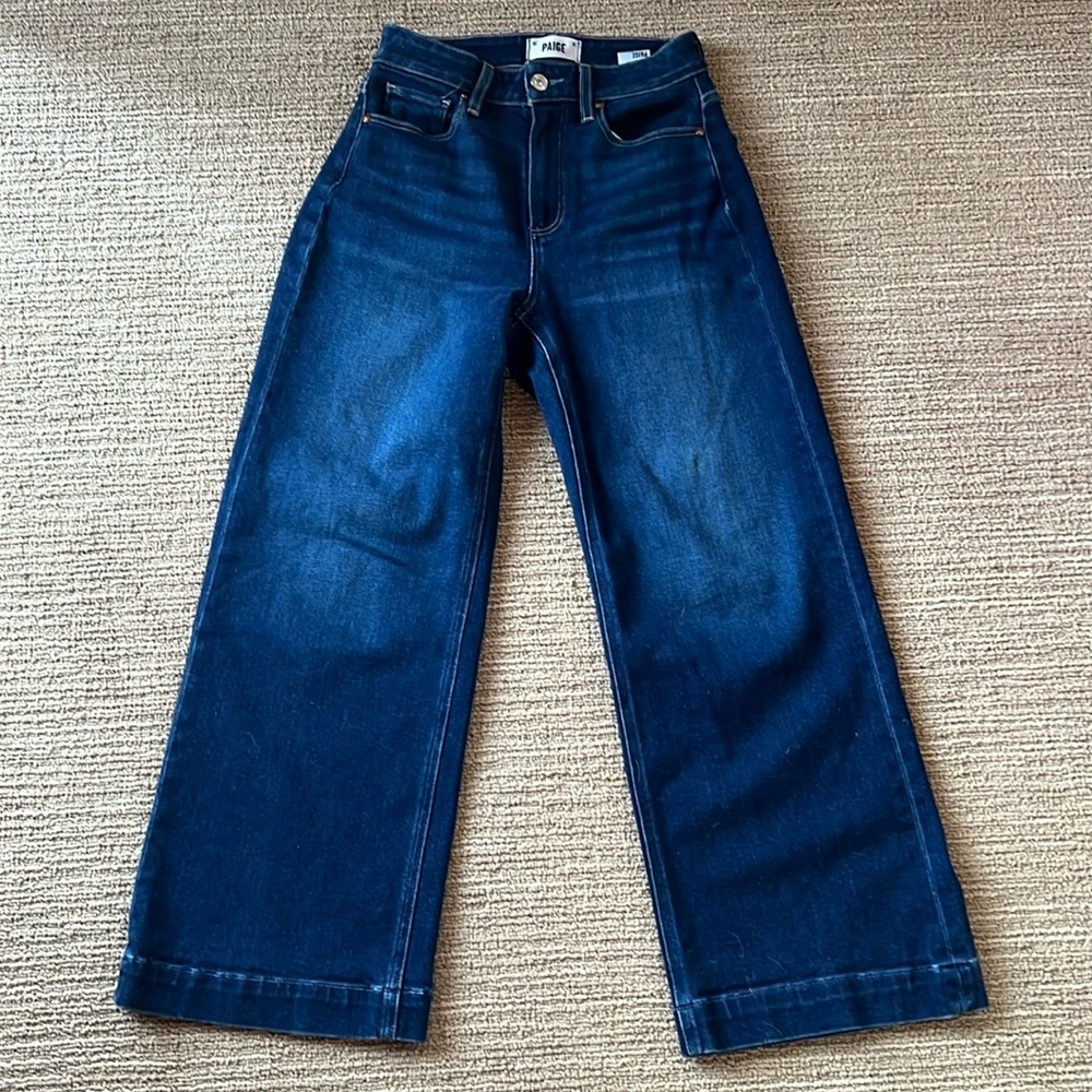 Paige Spotlight Denim Wide Leg Jean